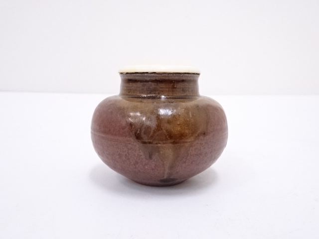 道具 ] - 道具 京焼 笹田有祥造 鉄赤中海茶入 □z | ネットショップ圭